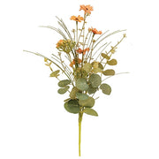 Cottage Blush Daisy & Eucalyptus Spray - 16"