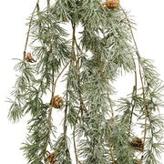 Iced Weeping Pine Garland - 4ft