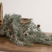 Iced Weeping Pine Garland - 4ft