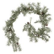Iced Weeping Pine Garland - 5ft