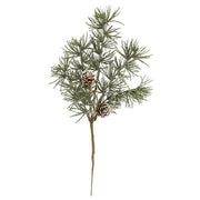 Iced Weeping Pine Pick - 14.5"