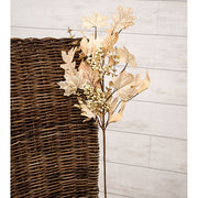 Natural Fall Leaves Berry Clusters & Eucalyptus Spray - 29"H