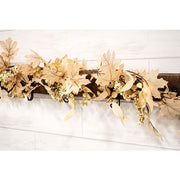 Natural Fall Leaves - Berry Clusters & Eucalyptus Garland - 5 Ft.
