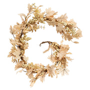 Natural Fall Leaves - Berry Clusters & Eucalyptus Garland - 5 Ft.