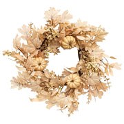 Natural Fall Leaves - Berry Clusters & Eucalyptus Wreath - 24"