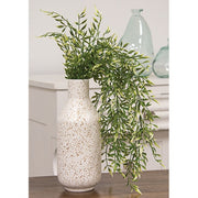 Cream Tipped Smilax Hanging Bush - 33"