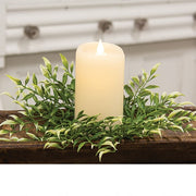 Sprouting Smilax Candle Ring - 3.25"