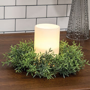 Dusty Rosemary Candle Ring - 4 In