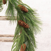 Deluxe Mountain Pine & Cone Garland - 5 Ft
