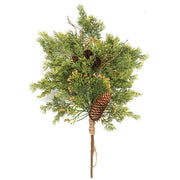 Soft Touch Cedar & Pine Cone Teardrop - 18"