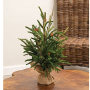 Soft Touch Austrian Pine Tree in Burlap Base - 19"H