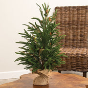 Soft Touch Austrian Pine Tree in Burlap Base - 24"H