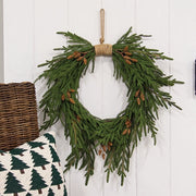 Soft Touch Austrian Pine Hanging Wreath - 24"