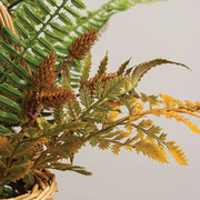 Fall Wetland Fern & Wheat Bush - 18"