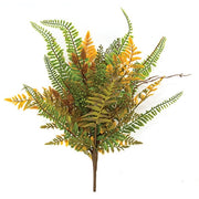 Fall Wetland Fern & Wheat Bush - 18"
