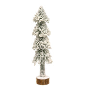 Large Flocked Skinny Tree