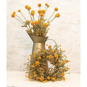 Fall Garden Candle Ring - 6" - Mustard