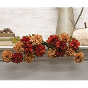 Fall Dahlia Swag - 18"