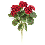 Red Geranium Bush - 18.5"