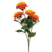 Blossoming Zinnia Spray - 28" - Orange