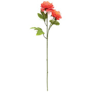 Coral Peony Spray - 25"