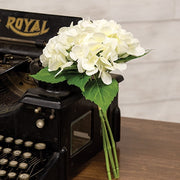 White Hydrangea Bundle - 11.5"