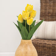 Yellow Blooming Tulips Bush - 18"