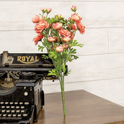 Coral Ranunculus Bush - 18"