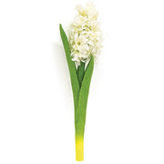 White Hyacinth Stem - 11"H