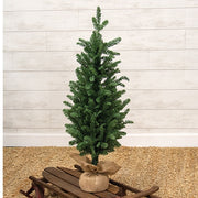 Soft Touch Alpine Tree with Burlap Base - 3 Ft.