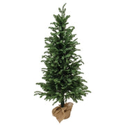 Soft Touch Alpine Tree with Burlap Base - 4 Ft.