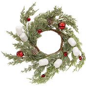 Sparkle Marshmallow & Pine Candle Ring - 3.5"