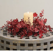 Soft Touch Baby Eucalyptus Wreath - Burgundy - 14"