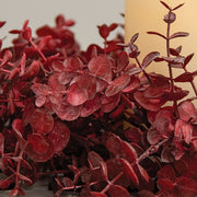 Soft Touch Baby Eucalyptus Wreath - Burgundy - 14"