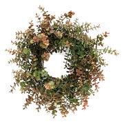 Soft Touch Baby Eucalyptus Wreath - Olive Green - 18"