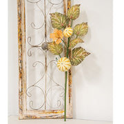 Harvest Garden Pumpkin & Blooms Spray - 26"