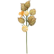 Harvest Garden Pumpkin & Blooms Spray - 26"