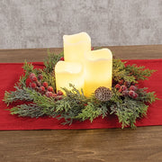 Sugar Berry & Cedar Candle Ring - 6.5"
