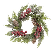 Sugar Berry & Cedar Candle Ring - 6.5"