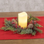 Sugar Berry & Cedar Candle Ring - 4.5"