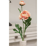 Blushing Peach Peony Spray - 23"H