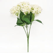 White Hydrangea Bush - 17"H
