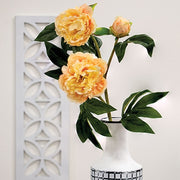 Peach Peony Spray - 30"