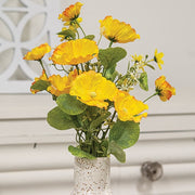 Yellow Poppy & Wildflower Bush - 22"