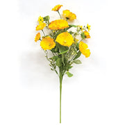 Yellow Poppy & Wildflower Bush - 22"