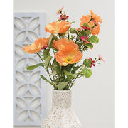 Peach Poppy & Wildflower Bush - 22"