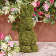 Standing Mossy Bunny - 7 In H