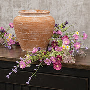 Blushing Spring Blossoms & Eucalyptus Garland - 5 Ft