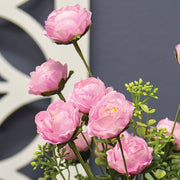 Eucalyptus Rose Spray - 19 In - Violet