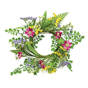 Verbena Heather Blossoms Candle Ring - 3-1/2 In